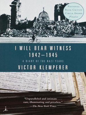 cover image of I Will Bear Witness, Volume 2